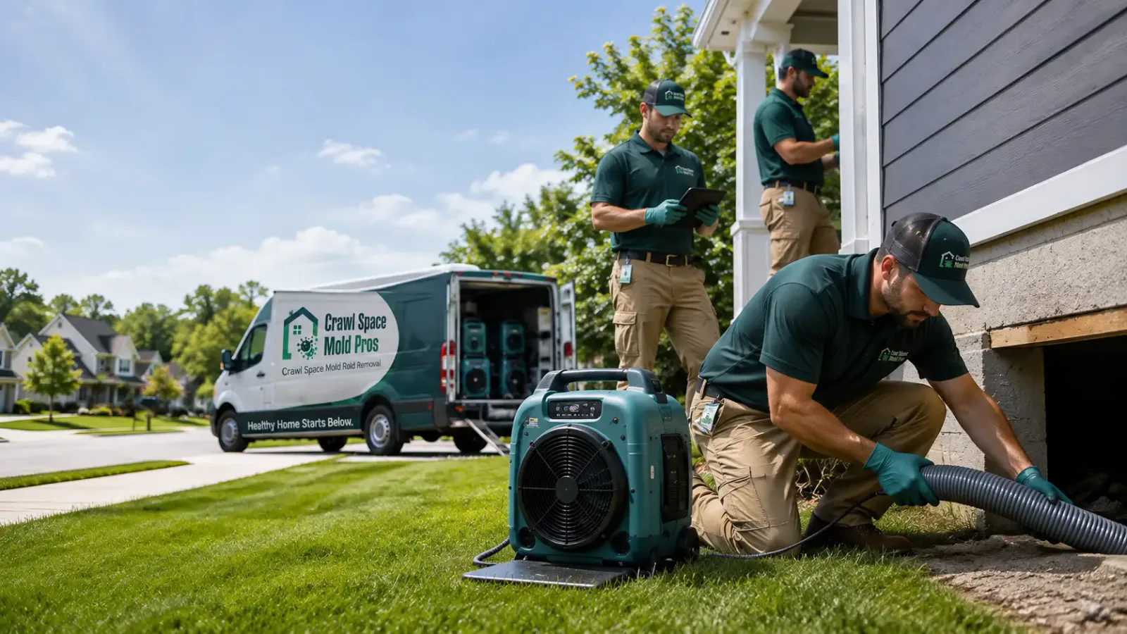 Crawl Space Mold Removal in Amana, IA